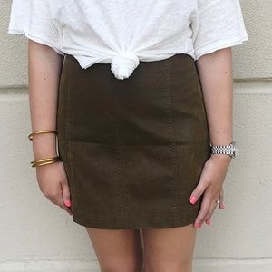 NEW FREE PEOPLE Mini Skirt Size 10